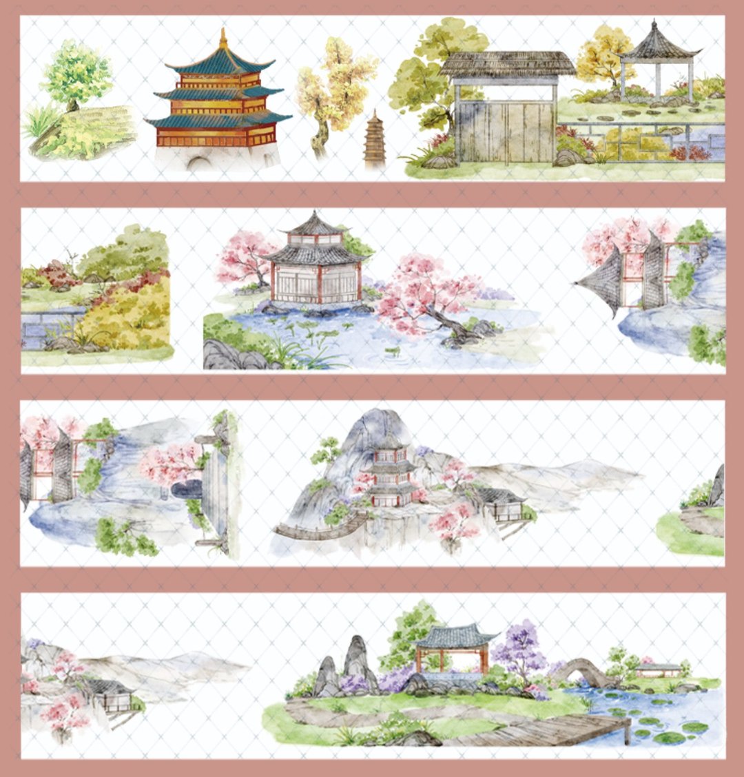 苍辰南阁 PET 纸胶带 - 纸胶带 - 其他材质 多色