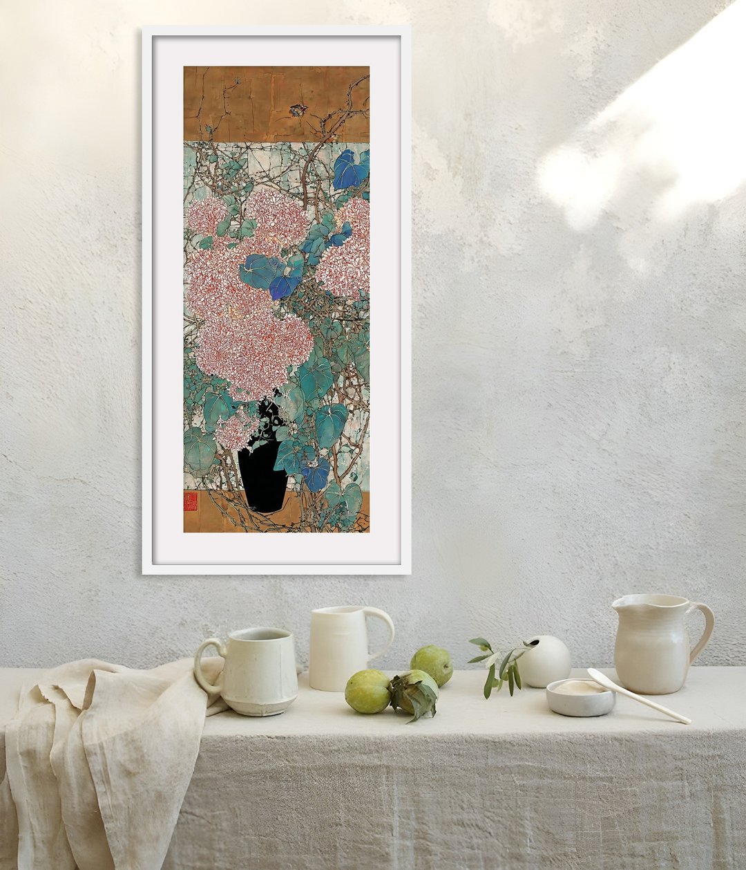 装饰画-花| 挂画| 入厝礼| 中国风| 挂画| 民宿布置| 送礼| 摆饰 - 海报/装饰画/版画 - 木头 多色