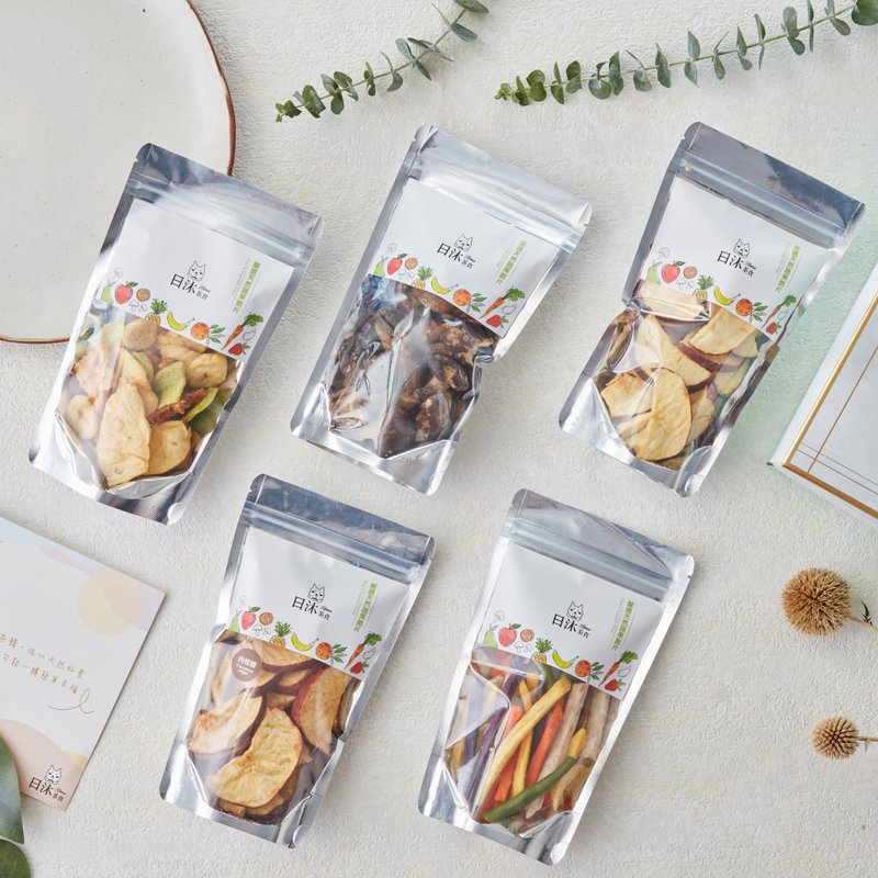 天然蔬果脆片- 5种经典口味一次满足 - 水果干 - 新鲜食材 