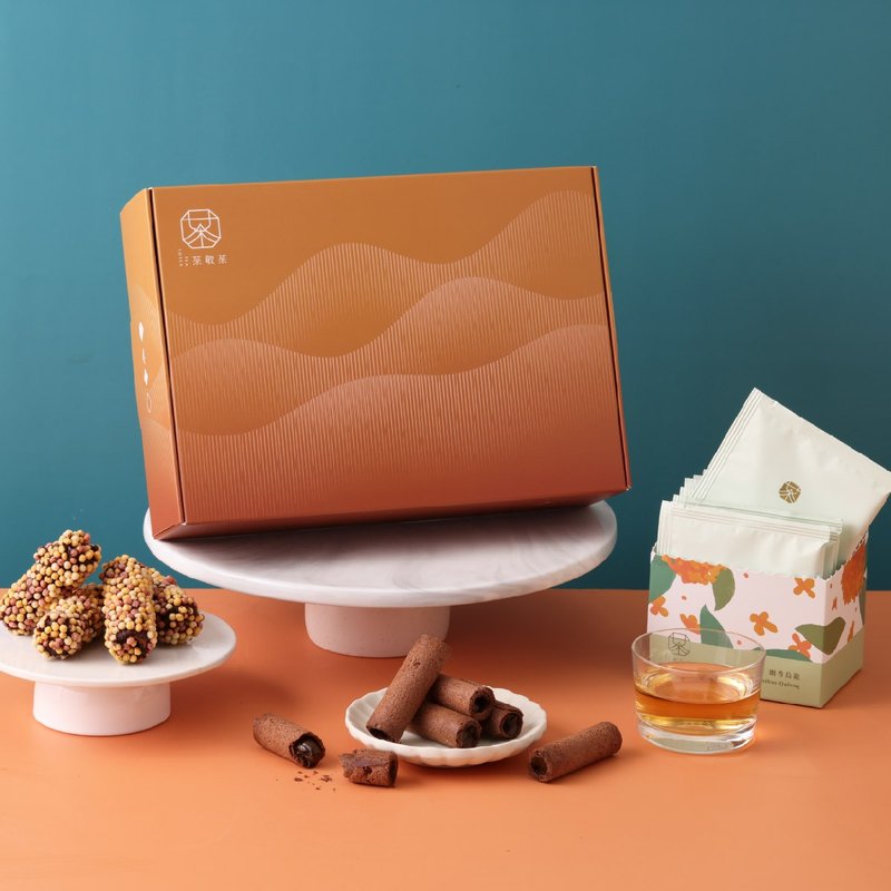 【优惠组合】流心蛋卷茶包组|浓茶系列茶点 - 零食/点心 - 纸 绿色