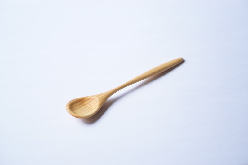 木制甜点汤匙, 桧木 - 餐刀/叉/匙组合 - 木头 