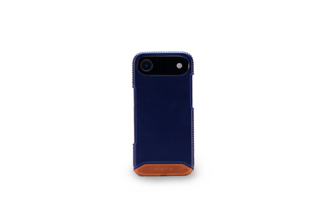 iPhone 17 Air 经典系列-磁吸手机皮套-海军蓝 - 手机壳/手机套 - 真皮 蓝色