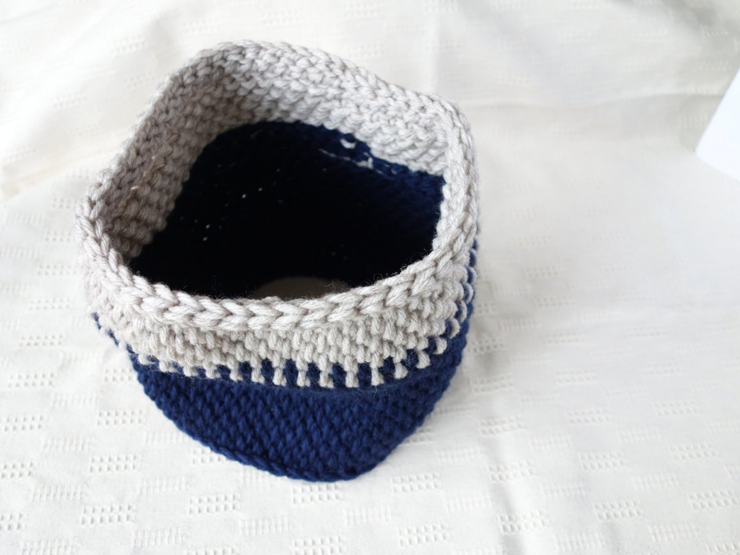 yuoworks / deep blue snood / hand-knitted by tunisian crochet - 男装针织衫/毛衣 - 其他材质 蓝色