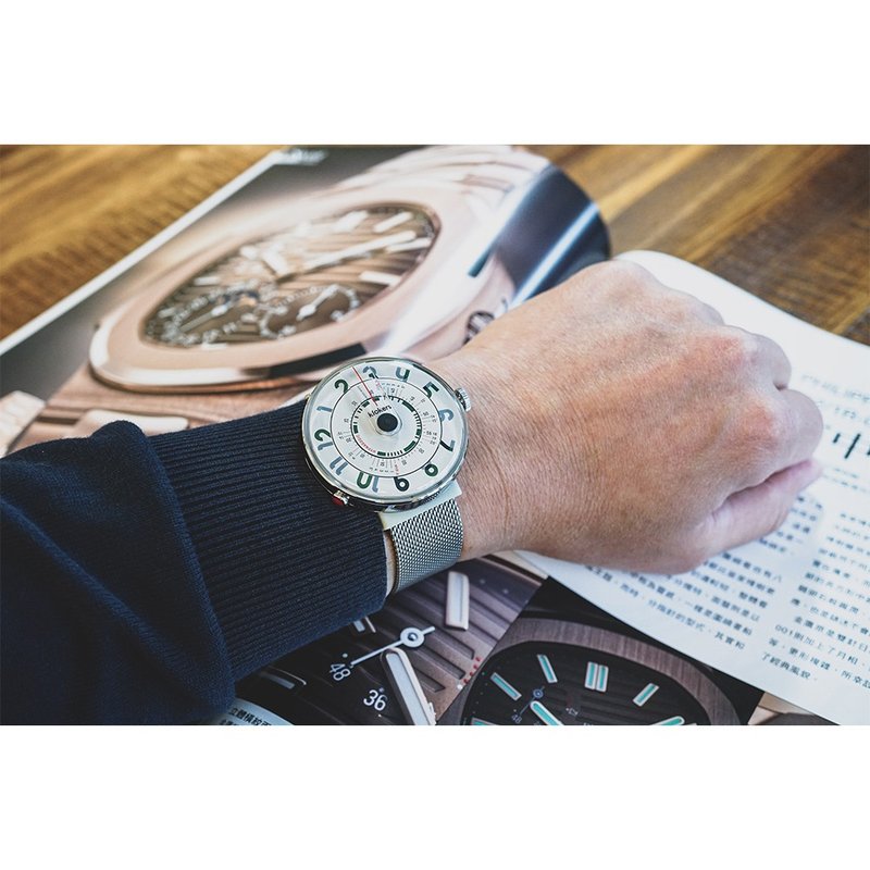 KLOK-01-H3 绿字表头+米兰表带_加码赠送零钱包 - 男表/中性表 - 其他材质 绿色