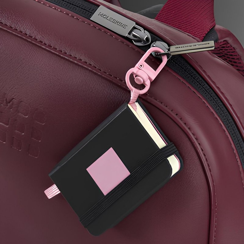 MOLESKINE x BLACKPINK 限量迷你笔记本挂饰 - 吊饰 - 纸 黑色