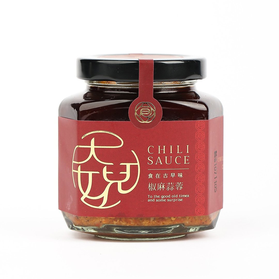大女儿顶级手作辣椒酱椒麻蒜蓉自用裸瓶下单区 - 酱料/调味料 - 玻璃 红色