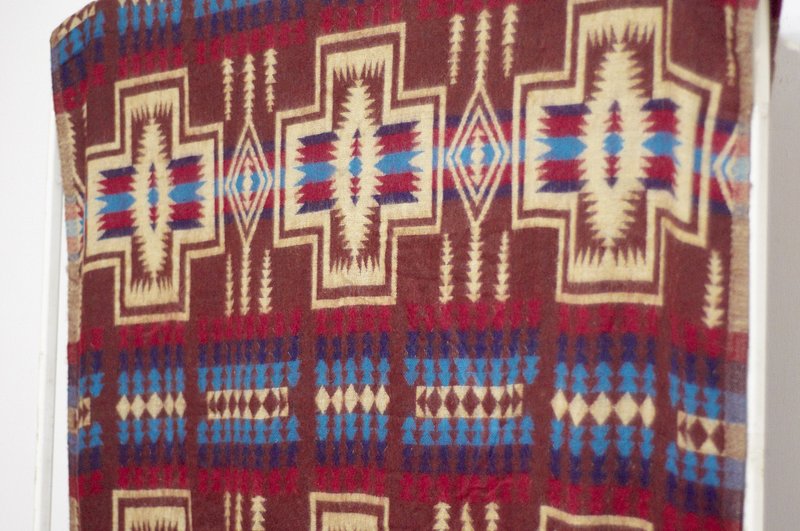 圣诞节礼物 交换礼物 民族风披巾 / boho针织围巾 / 民族图腾围巾 / 针织披巾 / 盖毯  (made in nepal)  - 波西米亚 摩洛哥民族图腾 - 丝巾 - 羊毛 多色