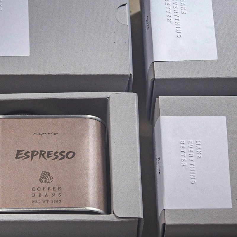 专为拿铁设计的灵魂配方【ESPRESSO 特调系列】牛奶融合度佳 150g - 咖啡 - 新鲜食材 灰色