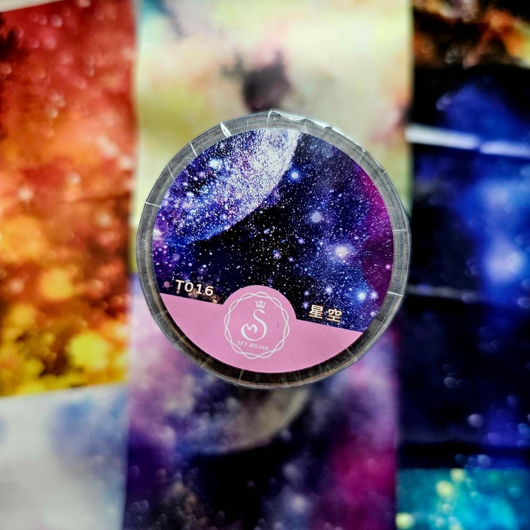 星空 １ ２  Starry sky １ ２ 紙膠帶 - 纸胶带 - 纸 多色