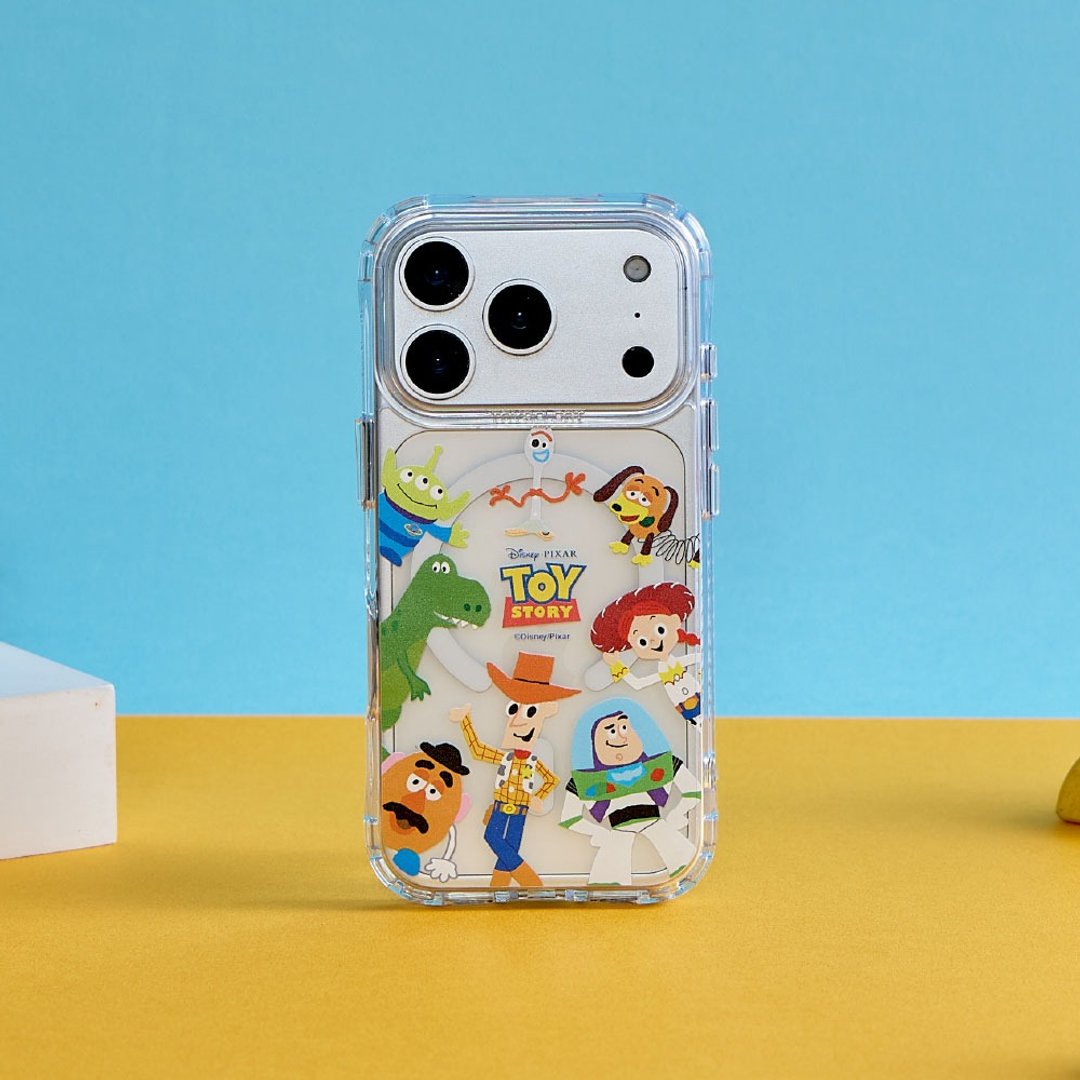 Pixar 玩具总动员 - 角色绕圈圈抗黄防摔 MagSafe iPhone 手机壳 - 手机壳/手机套 - 塑料 多色