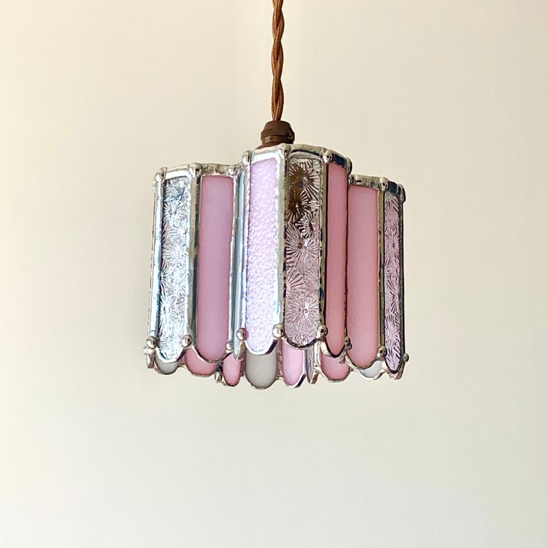 疗愈之夜快乐四叶草乳粉红 - 灯具/灯饰 - 玻璃 粉红色