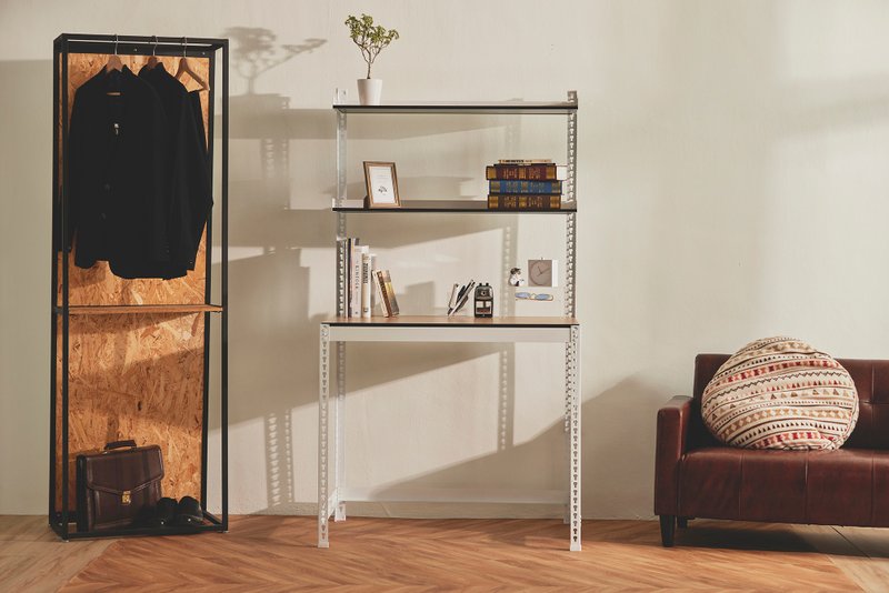 台湾制/优米/角钢/桌子/好室计划- 工业风质感角钢工作桌 书桌 - 其他家具 - 其他材质 白色