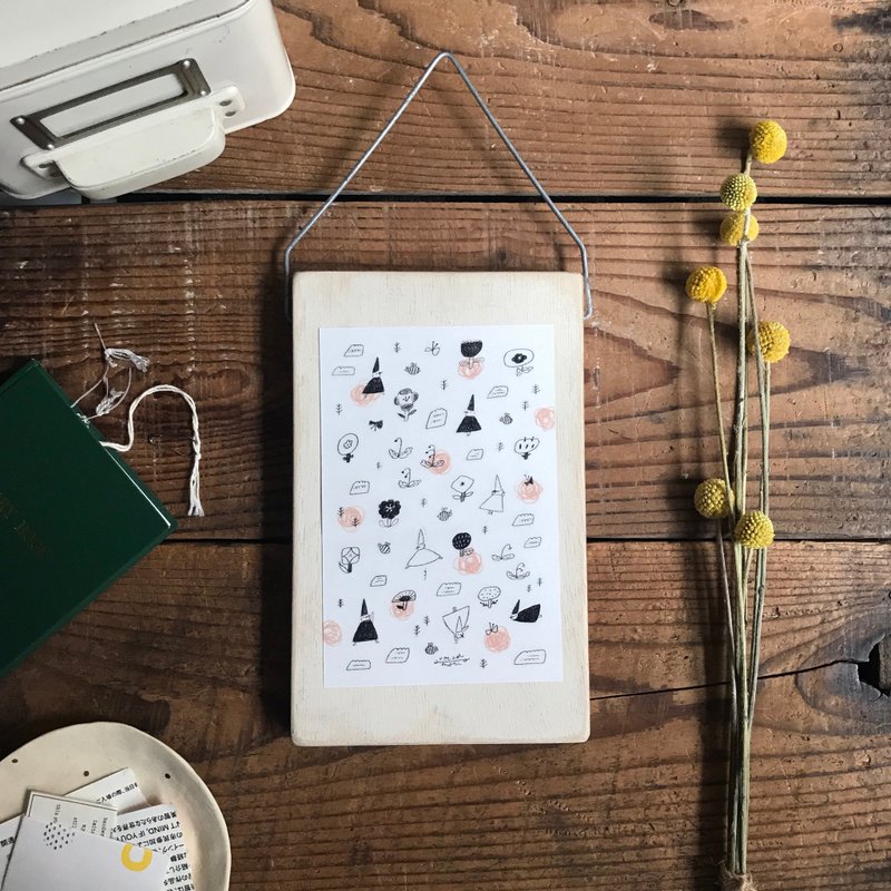 花的房间 flowers room - 转印贴纸 - 贴纸 - 纸 