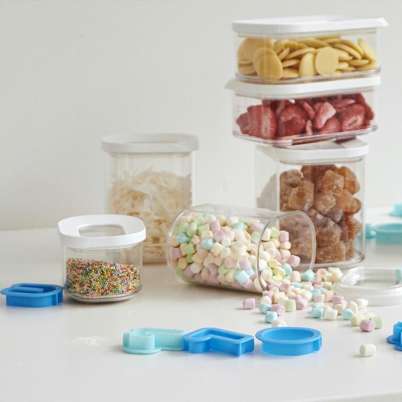 荷兰 Mepal modula迷你方形收纳罐-白 / 共3款 - 收纳用品 - 树脂 白色