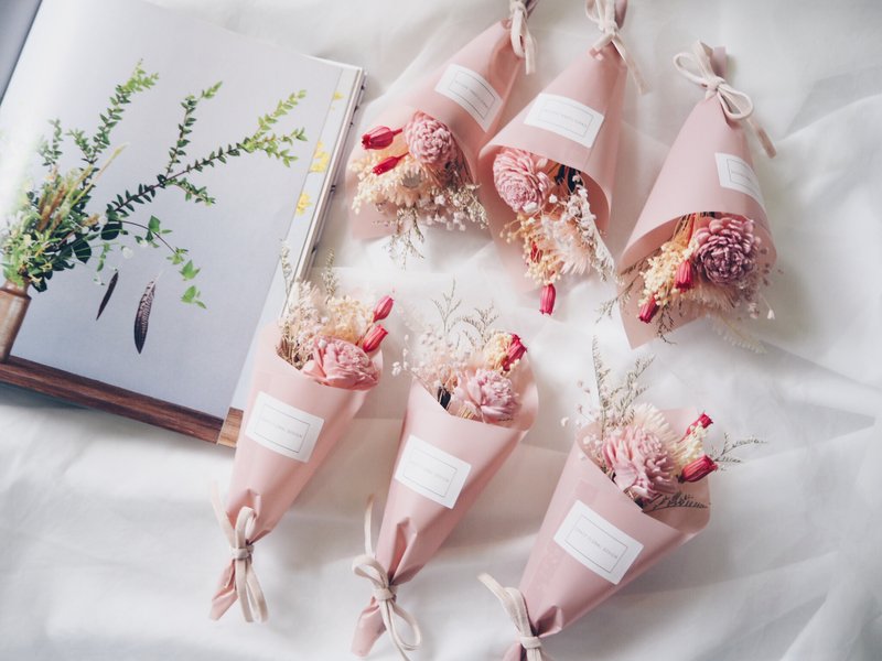 【GFD】婚礼小花束-婚礼小物/不凋花/干燥花/探房礼/伴娘礼 - 干燥花/捧花 - 植物．花 