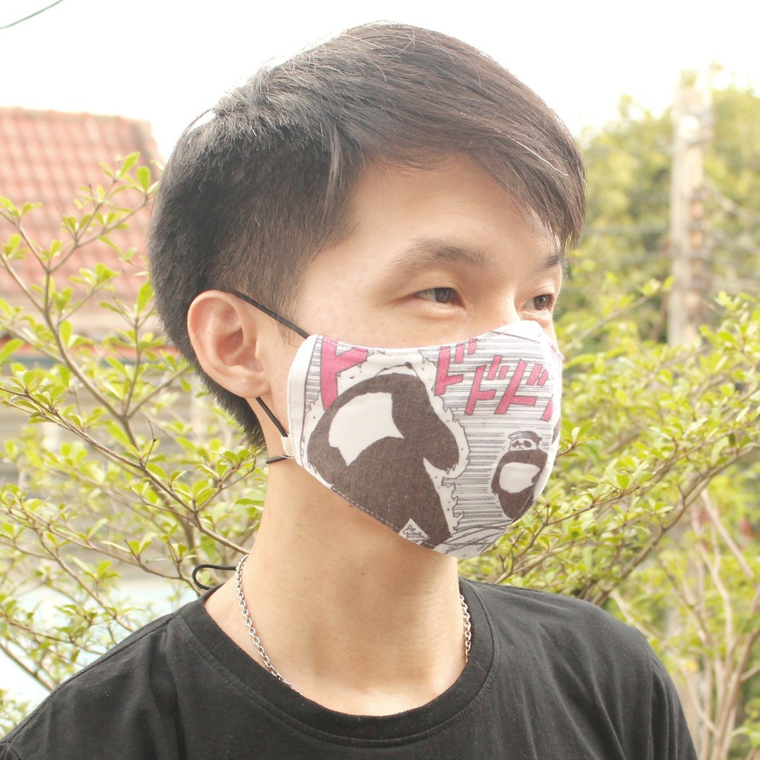 Mask 3D can wash design by Kai3 - 口罩 - 棉．麻 白色