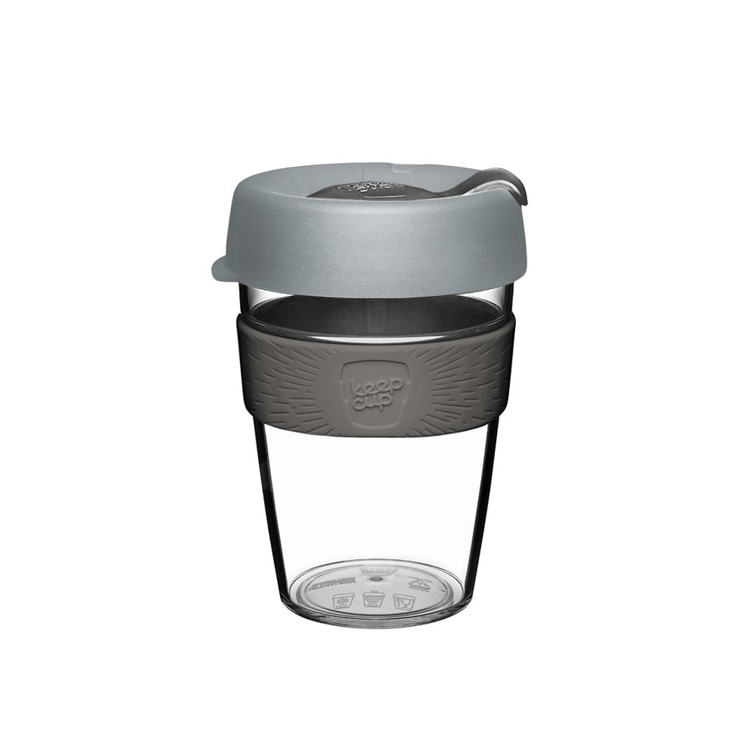 澳洲 KeepCup 轻漾 随身杯/咖啡杯/环保杯/外带杯 M - 伦敦雾雨 - 咖啡杯/马克杯 - 塑料 灰色