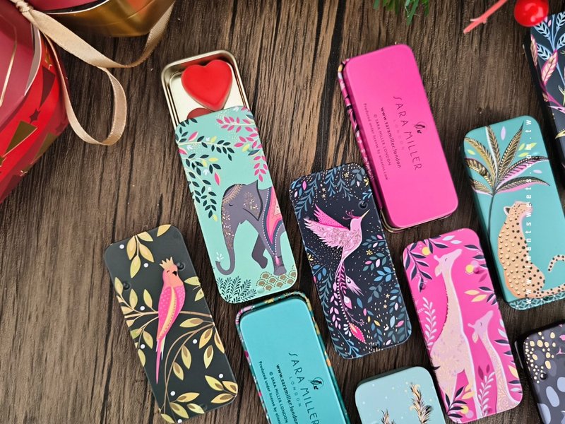 【英国糖果屋】萨凡纳票卡糖果礼盒 - 2款入【英国糖迷你包2包入 - 零食/点心 - 其他材质 蓝色