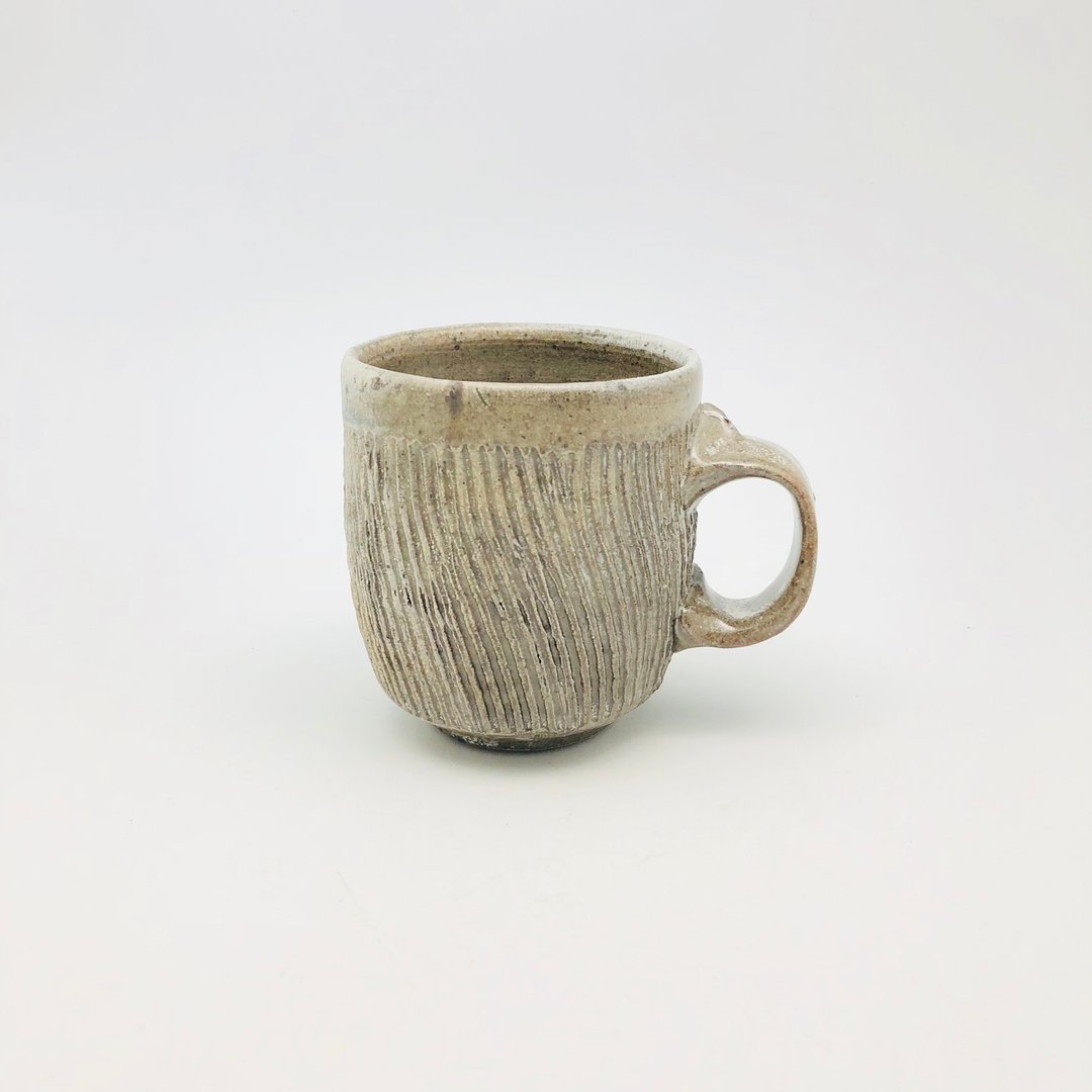 柴烧马克杯 - 咖啡杯/马克杯 - 陶 卡其色