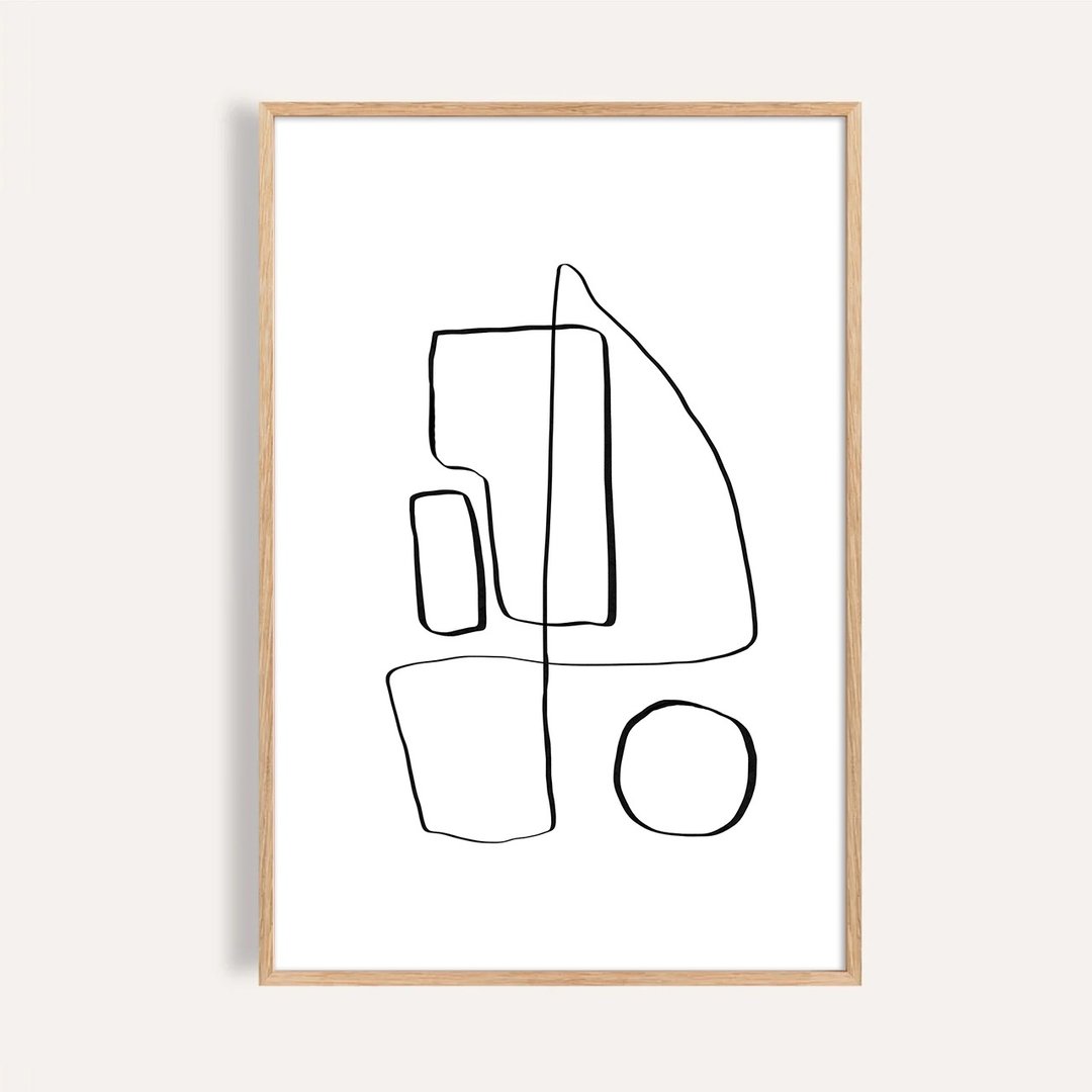 线的语言 Lines in Motion / 抽象几何 线条艺术 客厅挂画 - 海报/装饰画/版画 - 纸 