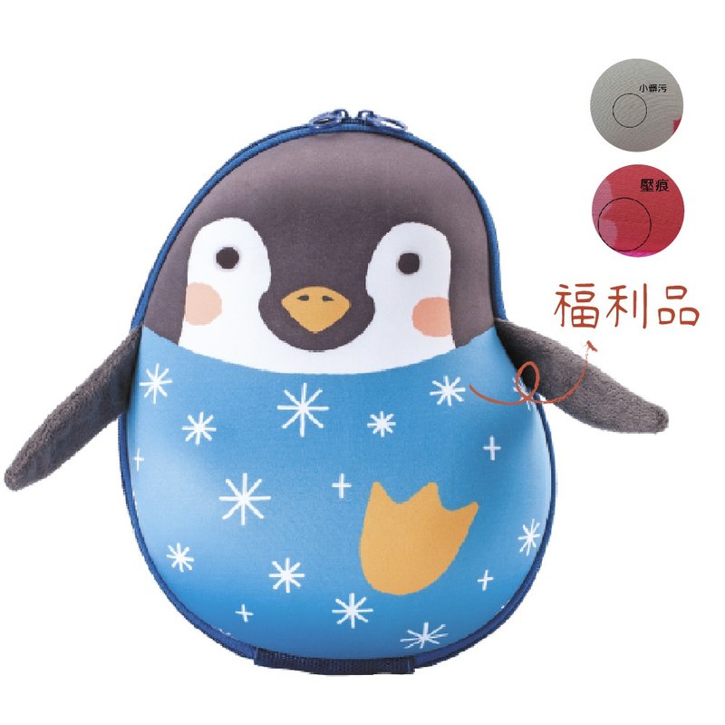 【福利品】Sina&Mina 儿童后背包(小企鬼) - 背包/袋子 - 其他材质 蓝色