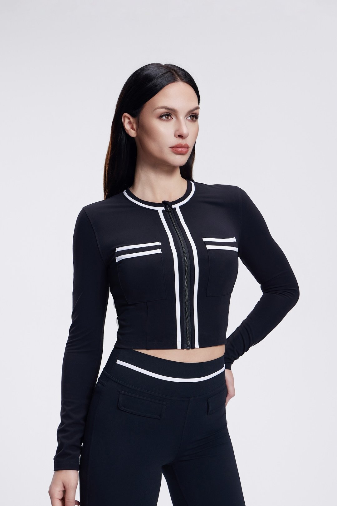 LINE Series Sports Jacket - 女装运动衣 - 尼龙 