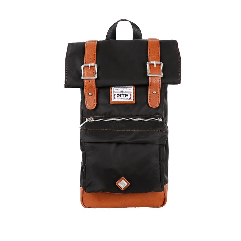 【88520 飞行包全系列现折520】RITE 双生包║飞行包 x 古着包(M)-尼龙黑║ - 侧背包/斜挎包 - 聚酯纤维 蓝色