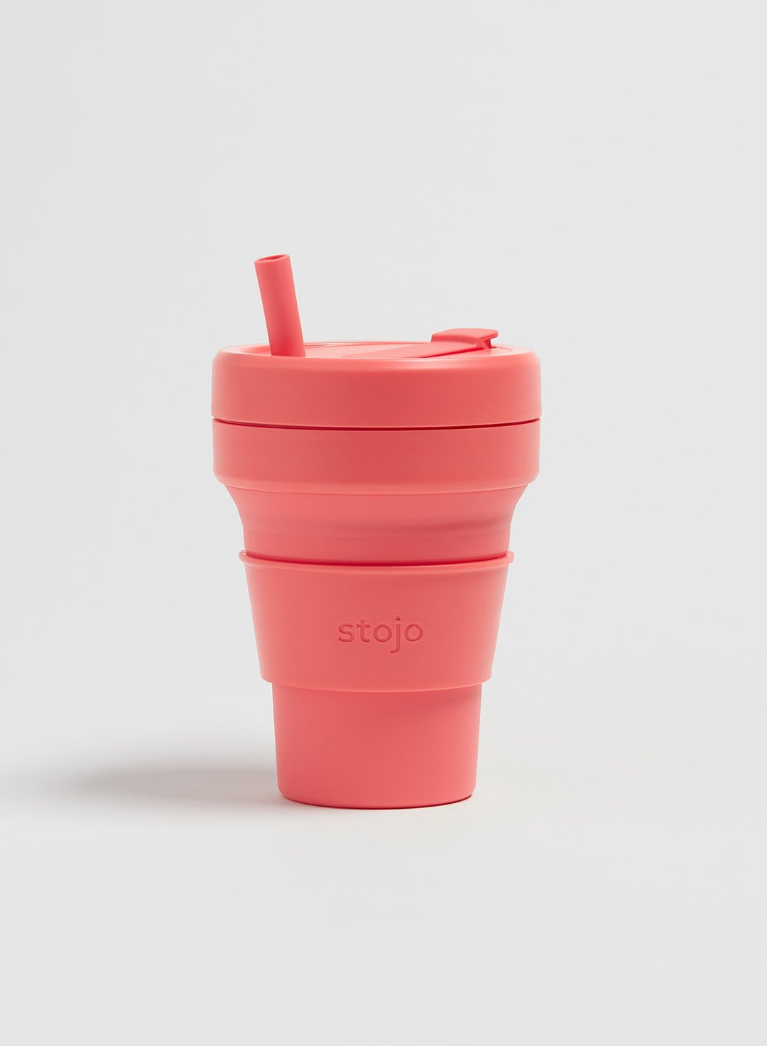 Stojo - 环保高耐热硅胶折叠杯24oz-珊瑚红 - 其他 - 硅胶 红色