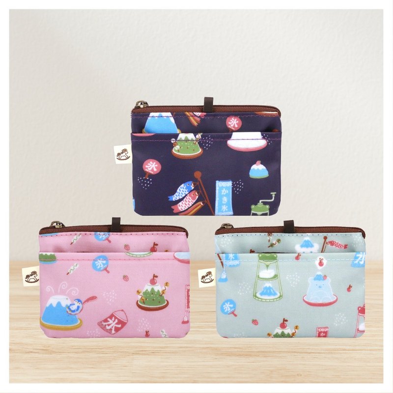 【富士山冰-名片小小零】 台湾制造横式颈挂卡片证件套 - 其他 - 防水材质 