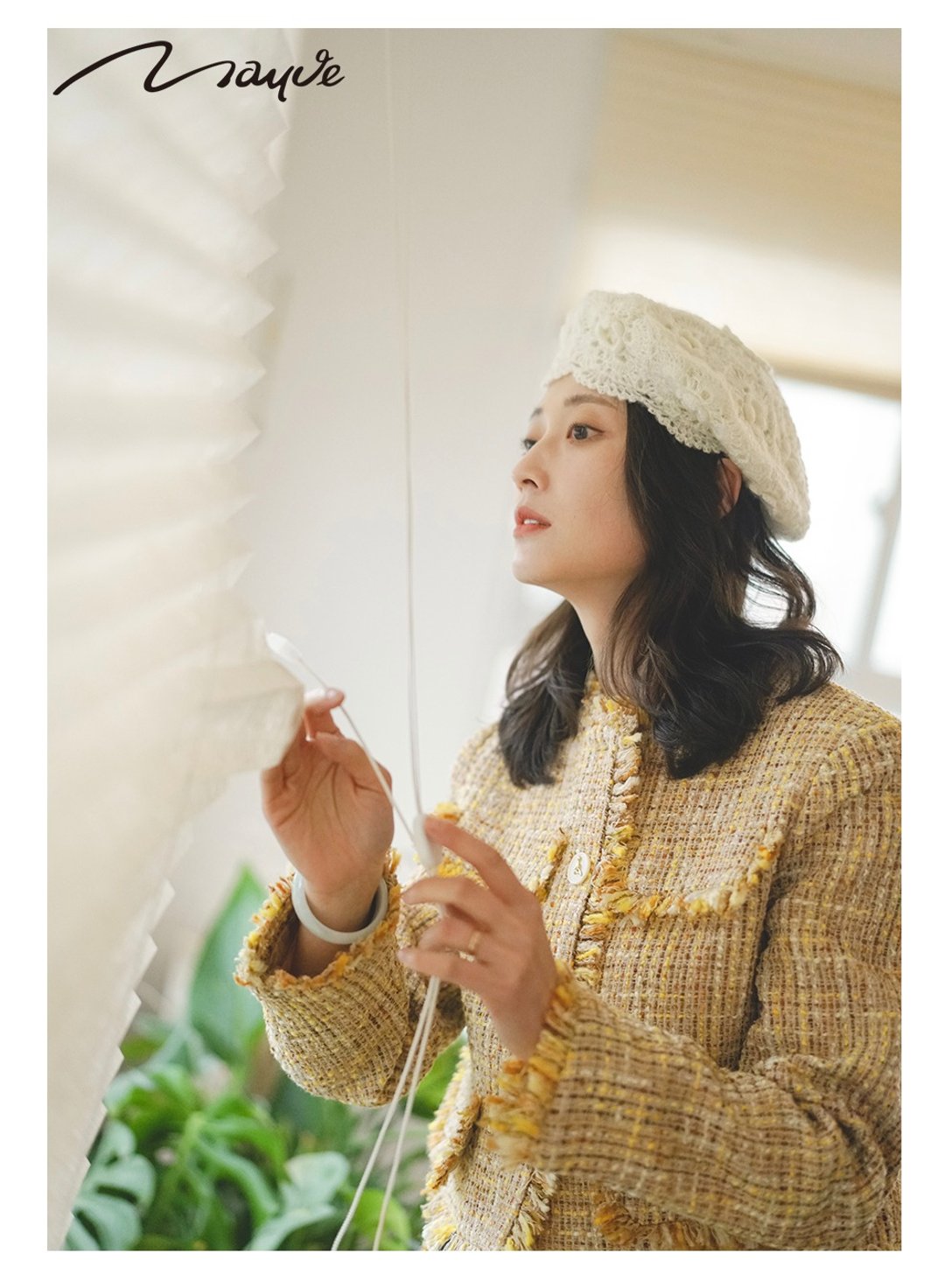 Moonsee 法式小香风女春秋新款气质流苏毛边宽松上衣西装外套 - 女装西装外套/风衣 - 其他材质 
