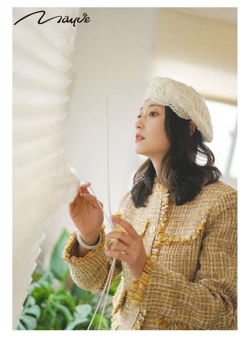 Moonsee 法式小香风女春秋新款气质流苏毛边宽松上衣西装外套 - 女装西装外套/风衣 - 其他材质 