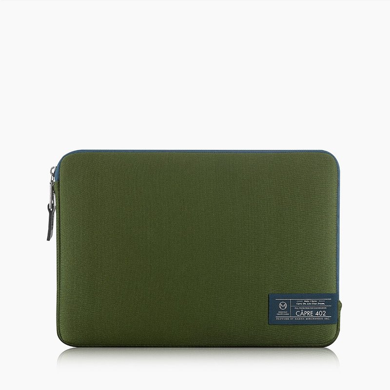 CAPRE Macbook Air/Pro 15.4寸防泼水减震笔电收纳包-松柏绿 - 电脑包 - 防水材质 绿色