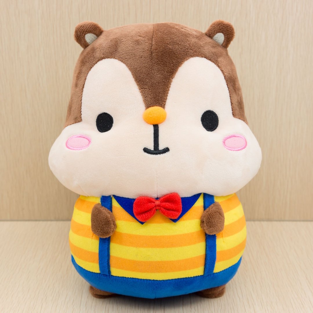 可爱小松鼠 Squly 毛公仔 毛绒公仔 娃娃 玩偶 H001SQT - 玩偶/公仔 - 聚酯纤维 黄色