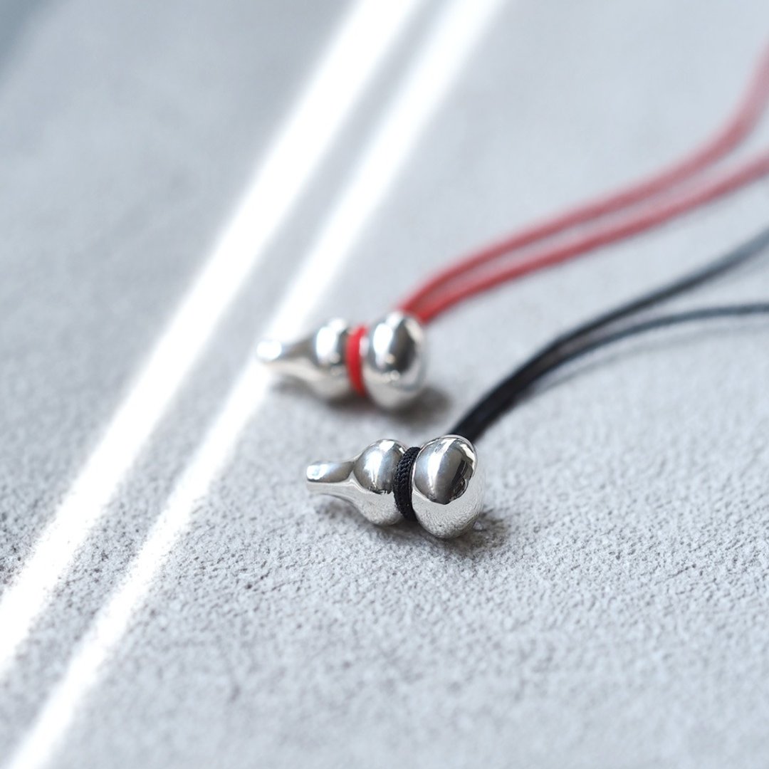 Gourd string necklace Silver 925 - 项链 - 其他金属 银色