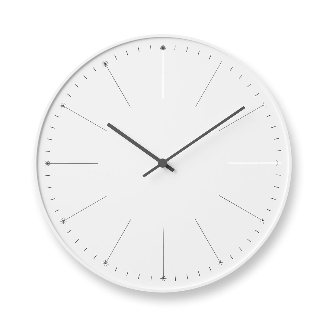 Lemnos 蒲公英 佐藤大设计 时钟 - 白 - 时钟/闹钟 - 塑料 白色
