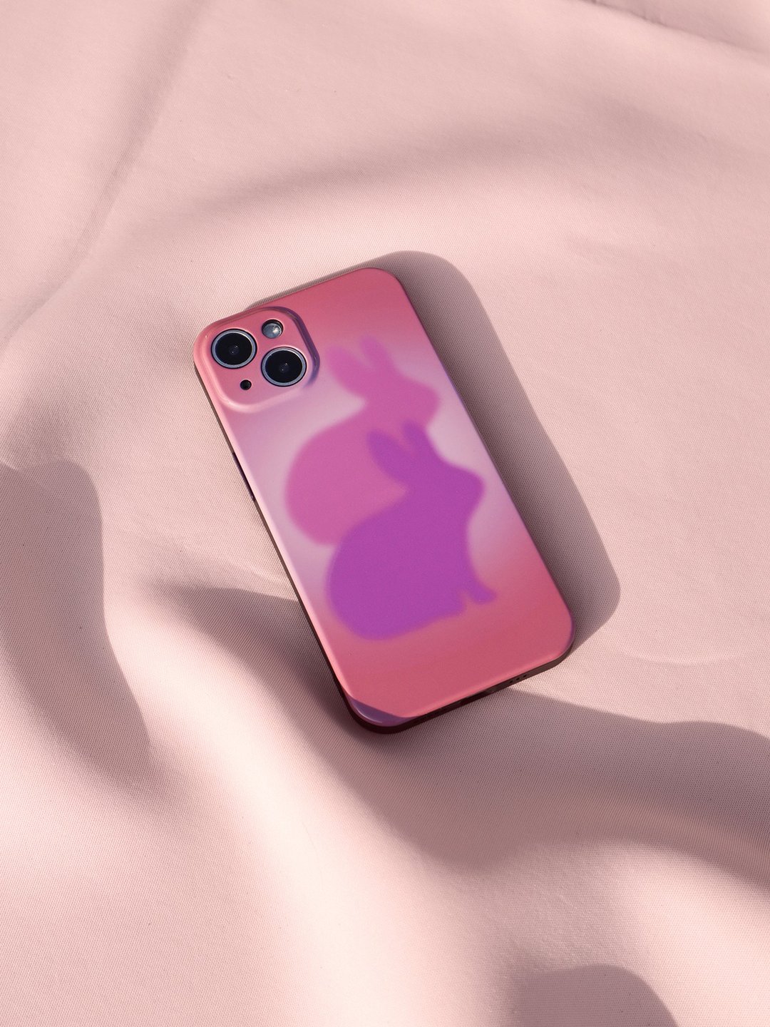 粉兔 Pink Bunny iPhone 手機殼 亮面軟殼 - 手机壳/手机套 - 其他材质 粉红色