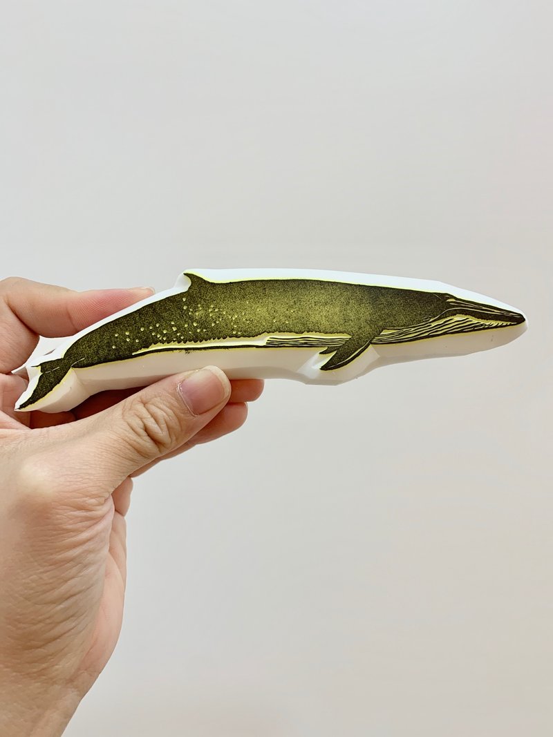 【鲸豚印章】布氏鲸 - 印章/印台 - 橡胶 灰色