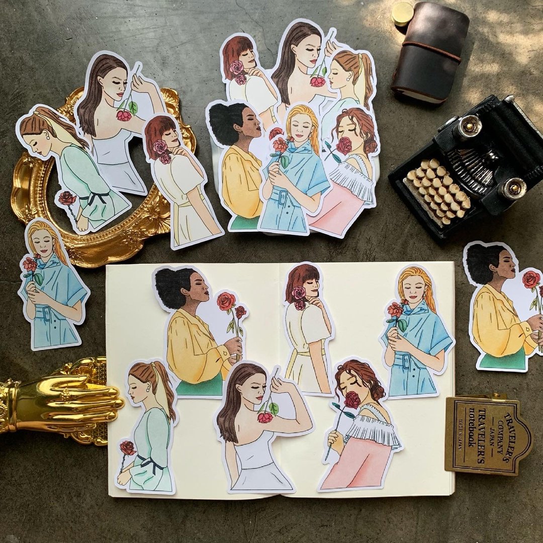 Rosie girls 贴纸 - 贴纸 - 纸 
