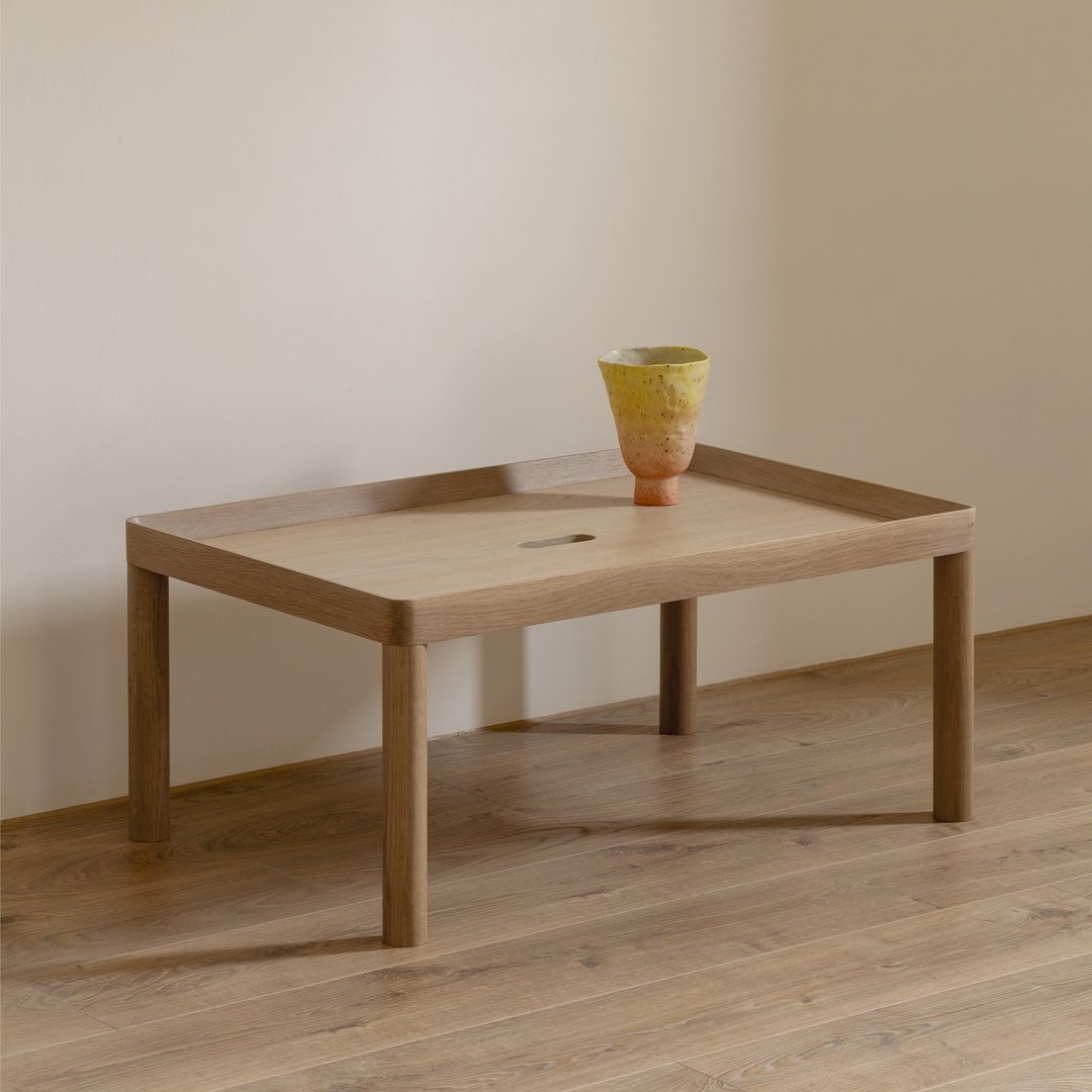 SISTER Table | 实木橡木咖啡桌 | 原木 - 其他家具 - 木头 卡其色