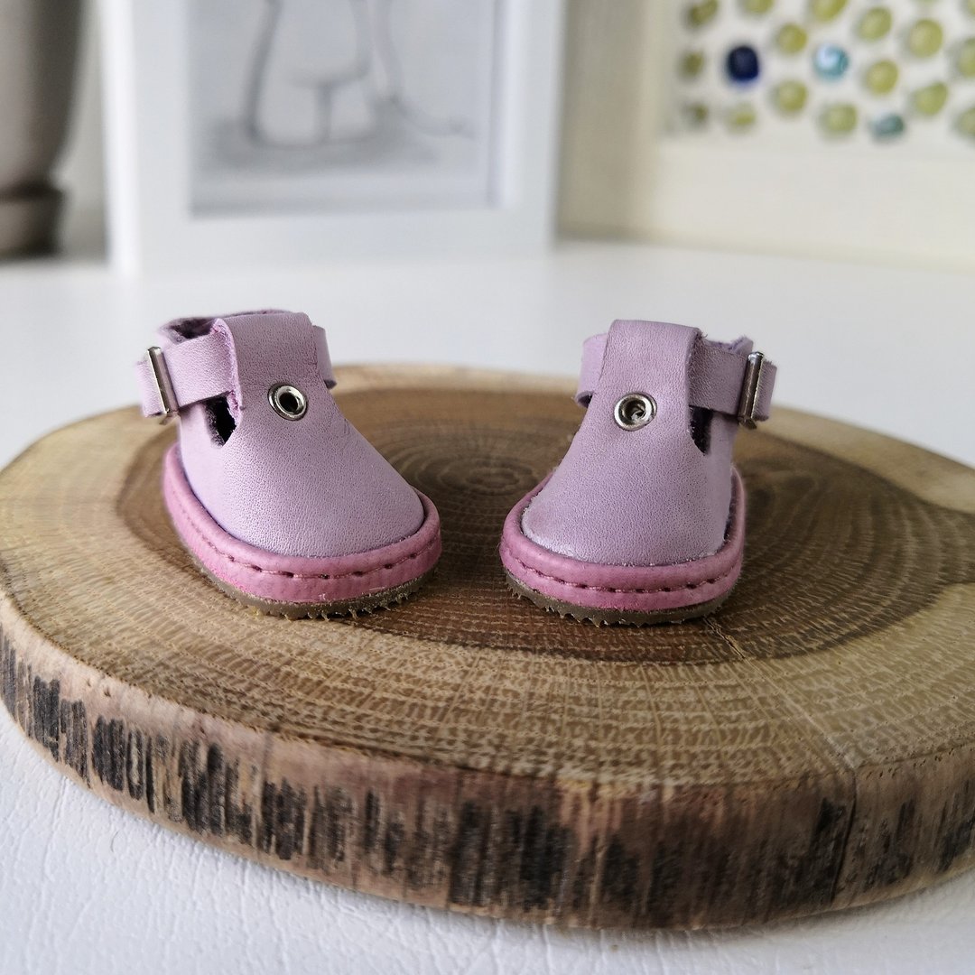 Shoes handmade Blythe doll. Boots lace up for Blythe dolls. Clothes Blythe - 玩偶/公仔 - 真皮 