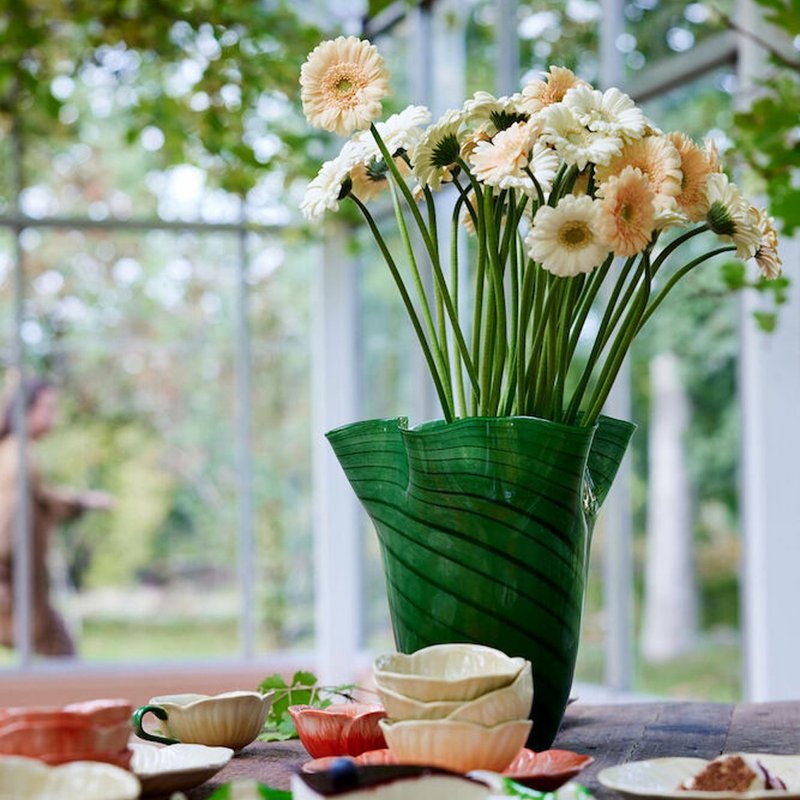 Tiggy 花器-绿 - 花瓶/陶器 - 玻璃 