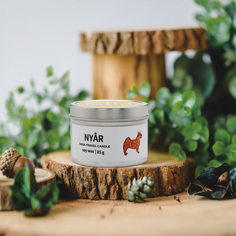 北欧-瑞典设计 新春旅行蜡烛 85克 - 蜡烛/烛台 - 蜡 白色