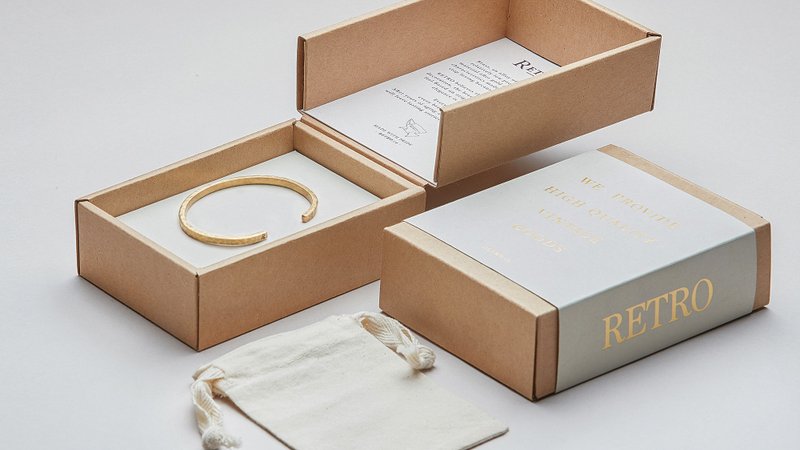 Junior Cuff 手工锻造黄铜手环 - 手链/手环 - 铜/黄铜 