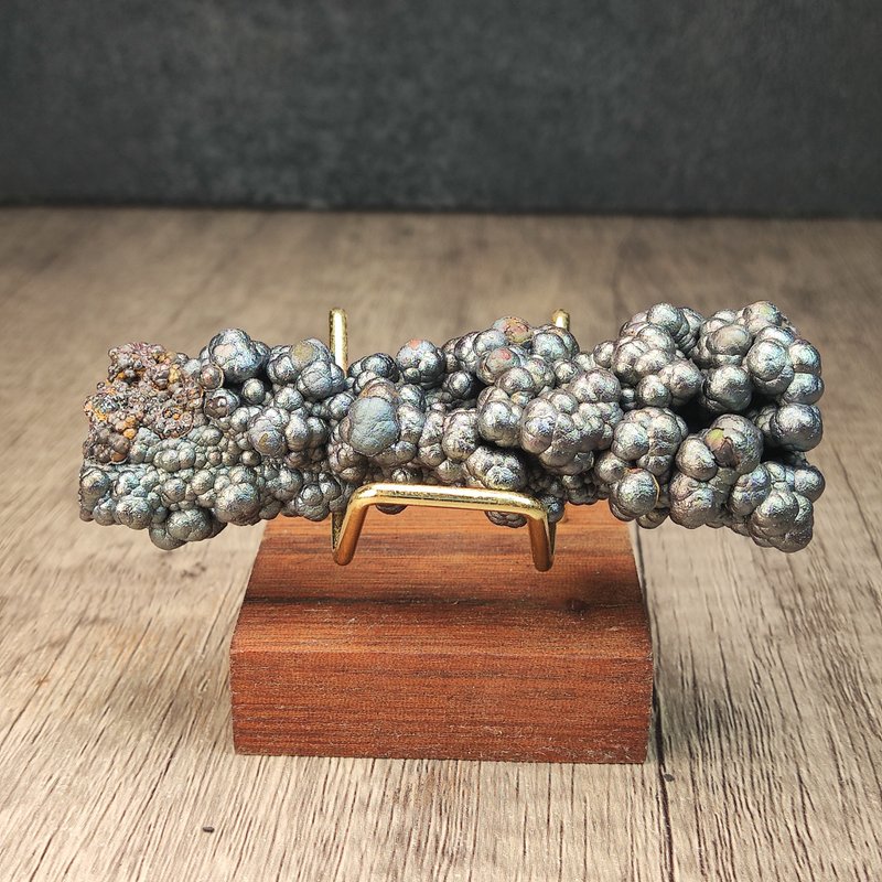 顶级 银力泥柱柱 力泥活石 手绳系列 招财 升运 冥想 改善气场 - 摆饰 - 水晶 银色