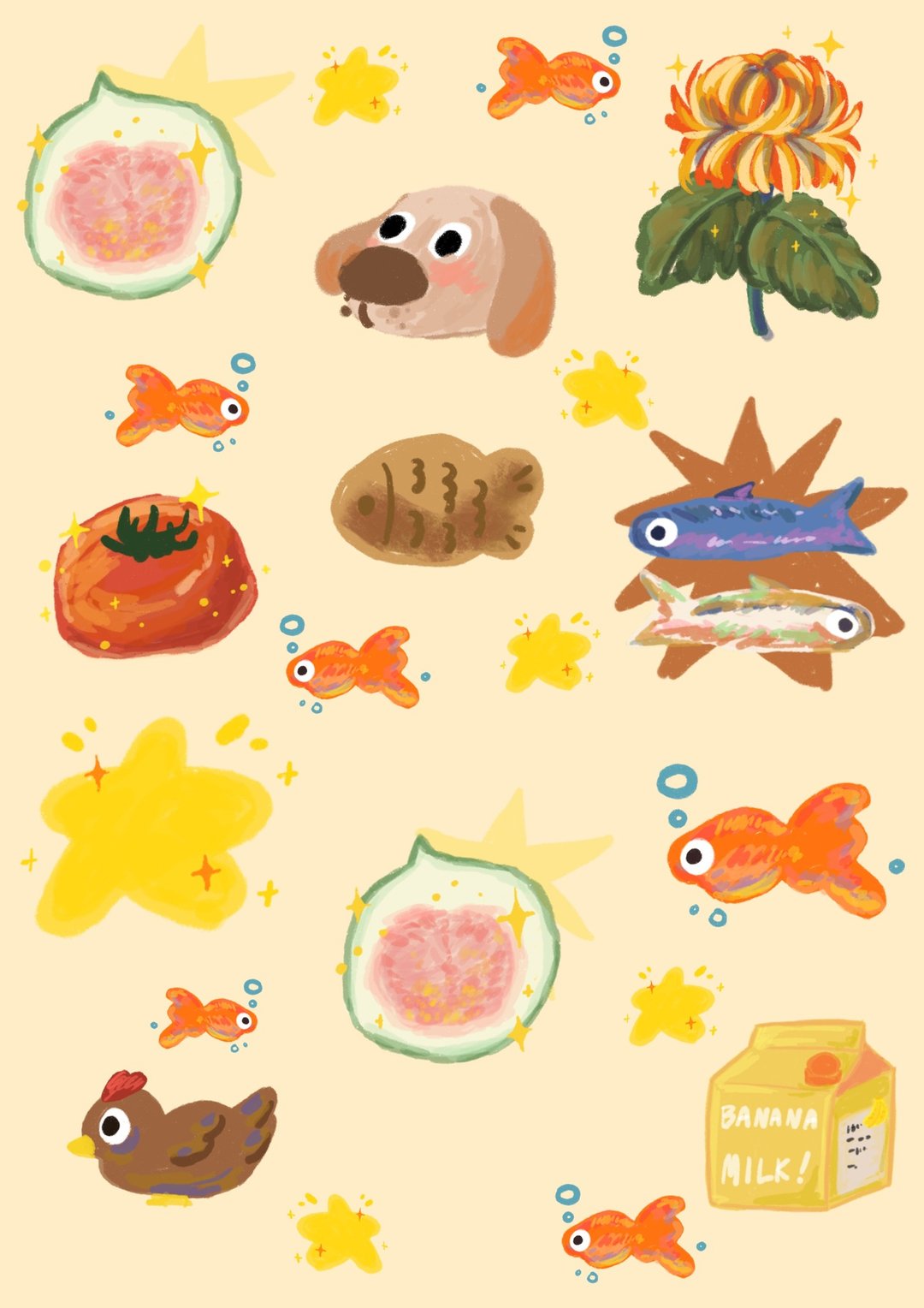 数位贴纸 - Summer V.2 (png.档案) - 电脑手机桌布/贴图/App 图示 - 其他材质 