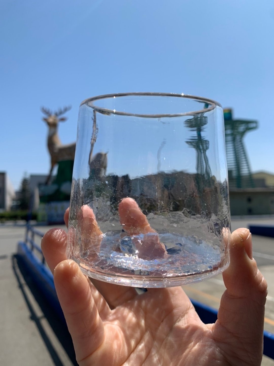 透明冰裂不倒杯 手作玻璃杯 纯手工吹制 - 玻璃杯 - 玻璃 