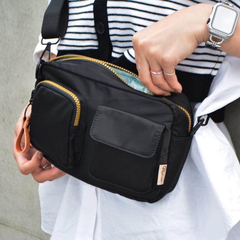 *免费定制刻字* 斜挎包/斜背包/侧背包-黑(共5色) - 侧背包/斜挎包 - 尼龙 