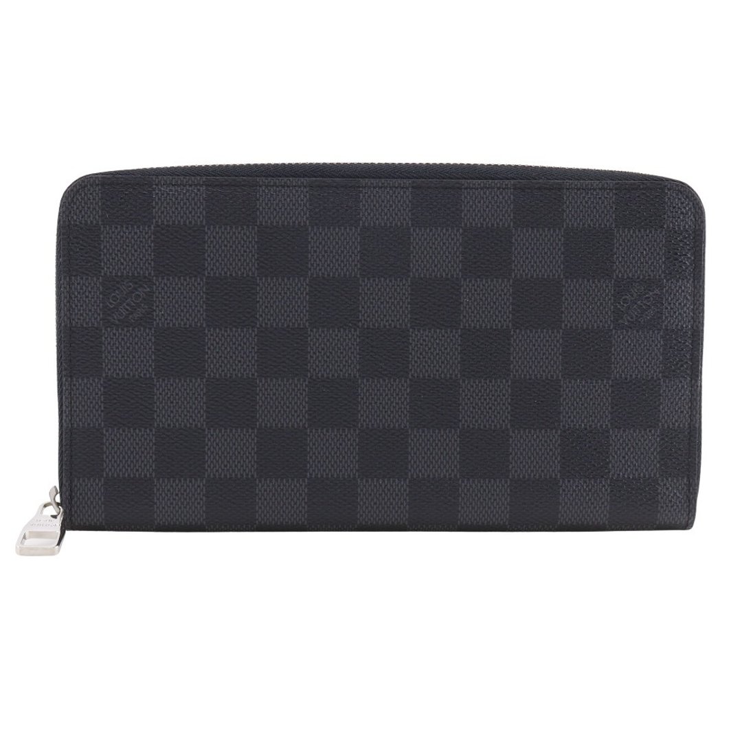 【日本直送】路易威登 LOUIS VUITTON Zippy Organizer 长夹 旅行证件夹 N60111 Damier Graphite 黑色 男士【二手】 - 皮夹/钱包 - 人造皮革 黑色