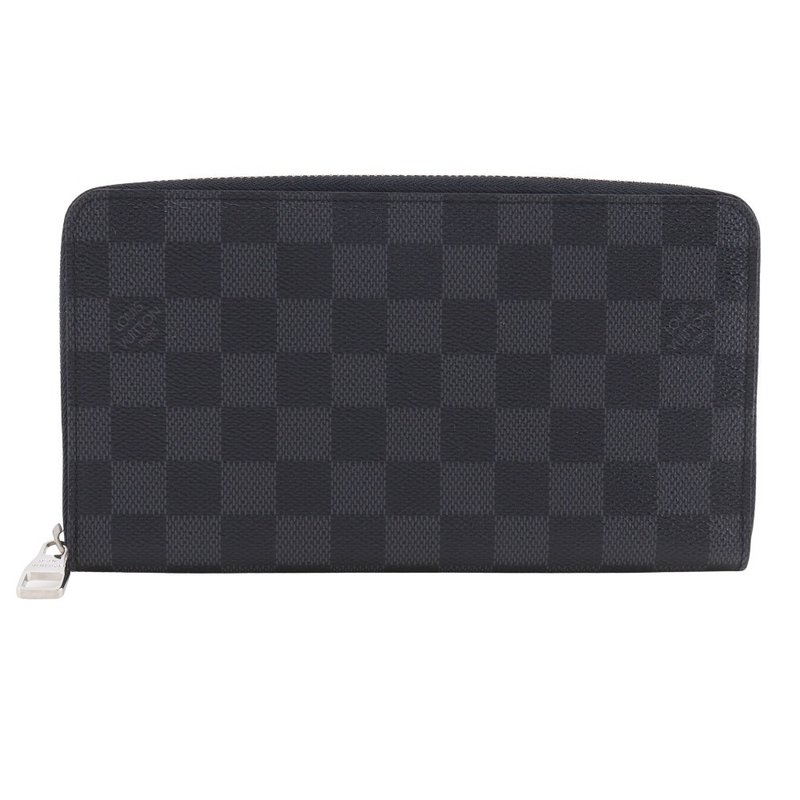 【日本直送】路易威登 LOUIS VUITTON Zippy Organizer 长夹 旅行证件夹 N60111 Damier Graphite 黑色 男士【二手】 - 皮夹/钱包 - 人造皮革 黑色
