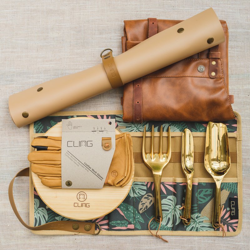 【园艺豪华组合】-仿皮革换盆垫-换盆/绿角蕨上板/插花 - 植栽/盆栽 - 其他材质 